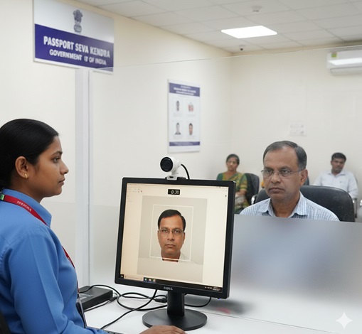 TCS Employee Clicking Photo