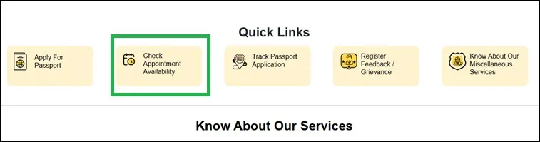 Check Appointment Availability