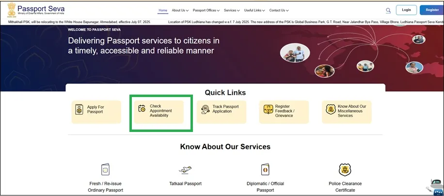 Check Appointment Availability