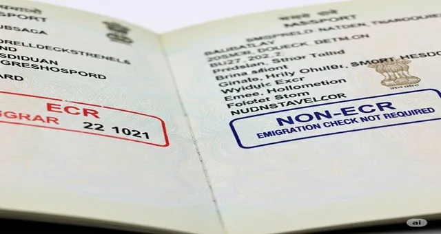 ECR and Non-ECR in passport